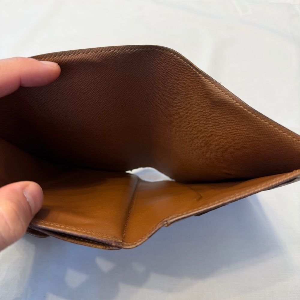 Louis Vuitton Monogram Porte Monnaie Billets Viennois‎ Wallet Coin Purse Vintage - Picture 10 of 10